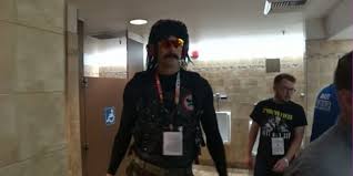 Dr disrespect asserting dominance at urinal