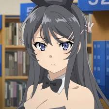 Mai Sakurajima is the main heroine of the anime Bunny Girl Senpai.