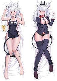 A dakimakura is a long pillow with a printed design originating from Japan. 