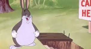 Chungus is a meme featuring a chunky version of the cartoon character Bugs Bunny, typically captioned Big Chungus.