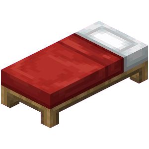 Minecraft bed