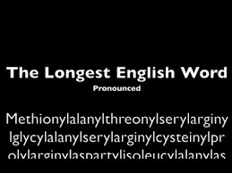 The word is 189,819 letters long. It's actually the name of a giant protein called Titin.