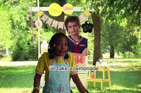 Tiktok meme of Fresh lemonade freshly squeezed 