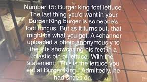 Japan version of the Burger King Foot Lettuce