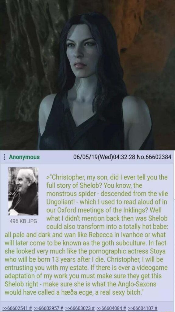 Originanl Shelob copypasta from 4 chan