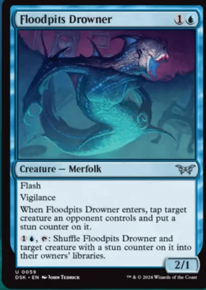 MTG Floodpits Drowner stun counter copypasta