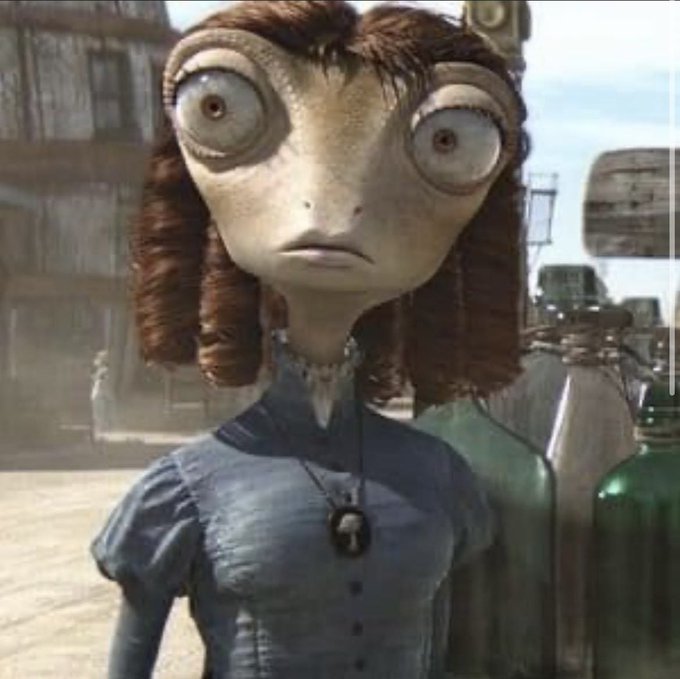 Lizard whore from Rango