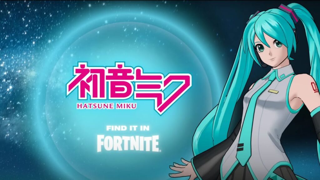 Hatsune Miku in Fortnite copypasta