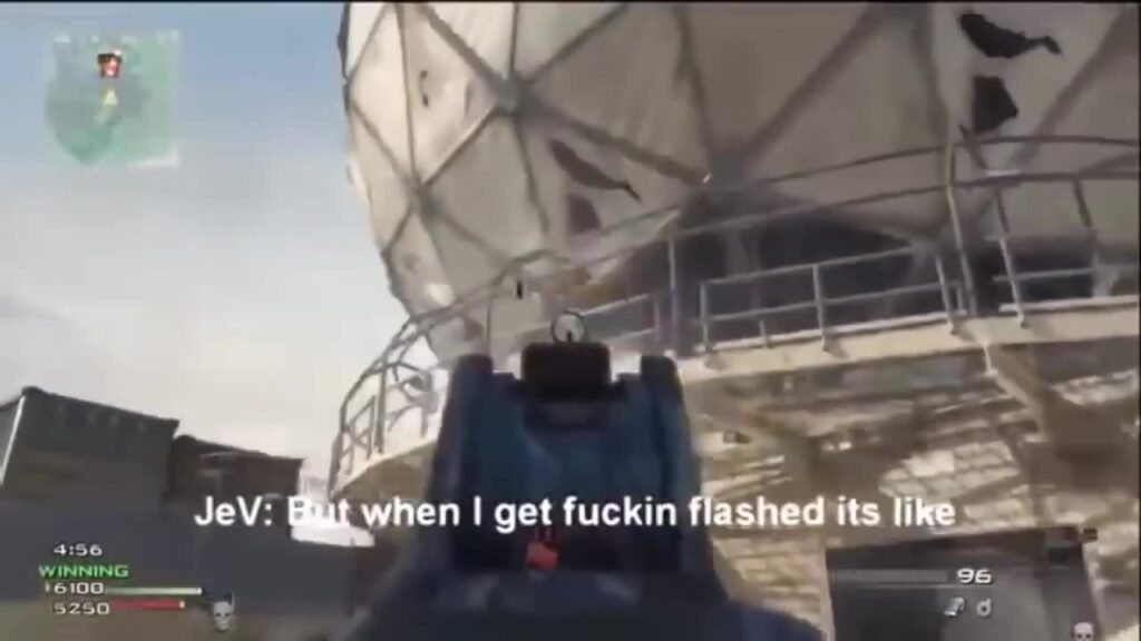 The infamous flash bang rage in MW3